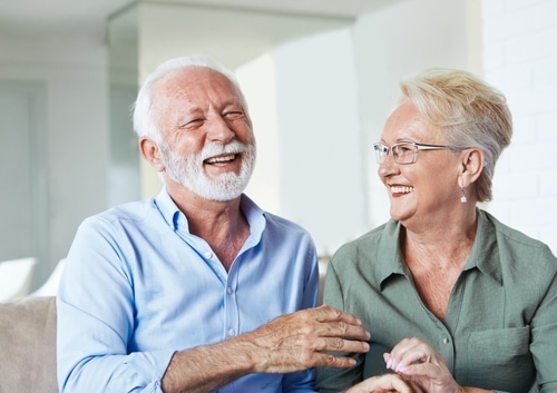 Senior Couple Smiling