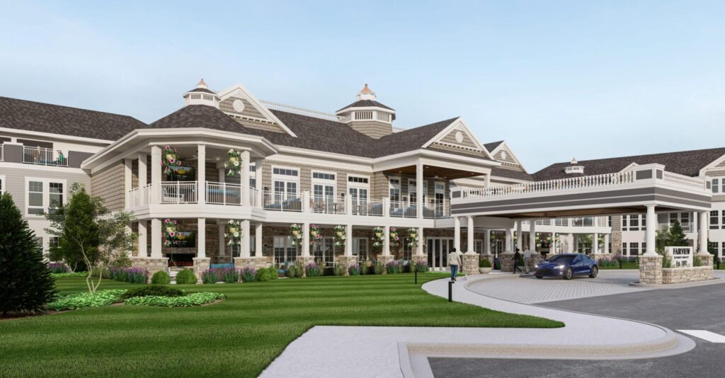 Vista Point at Fairview Commons Area Rendering