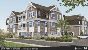 Exterior Rendering of Vista Point at Fairview