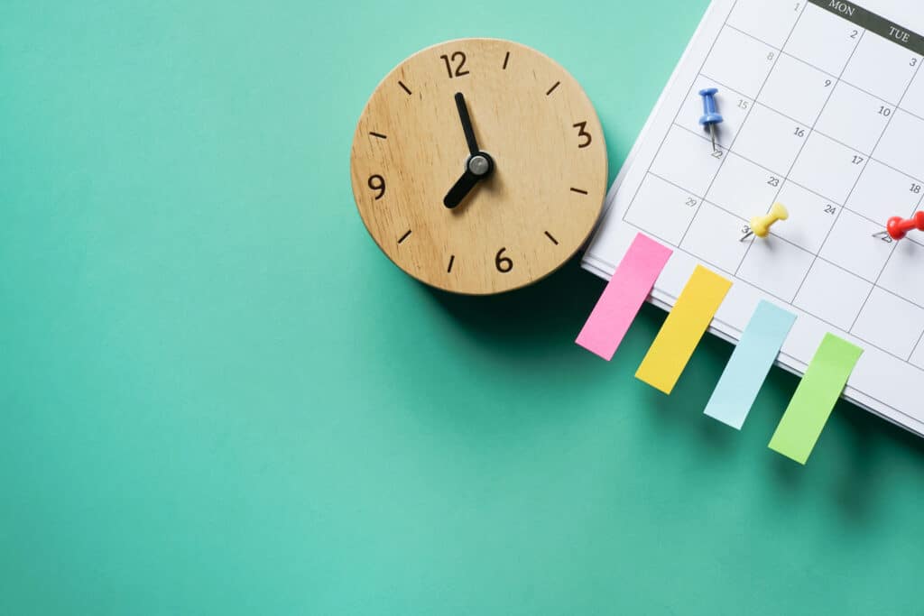 Clock and planner
